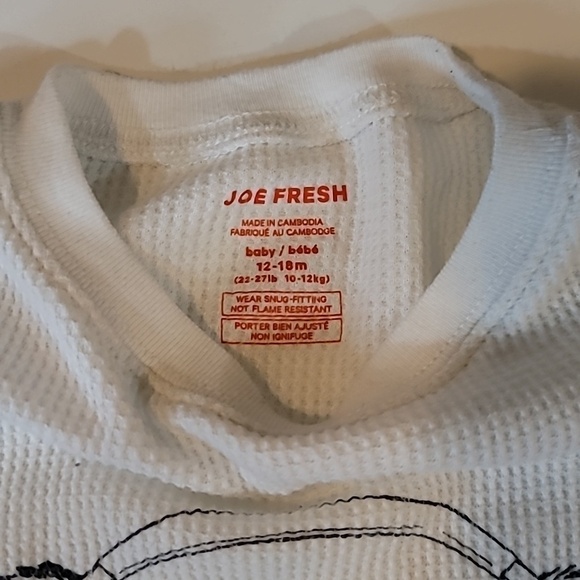5/$30 JOE FRESH Waffle Set Pajamas + JOHN LEWIS sweatpants - Picture 5 of 5